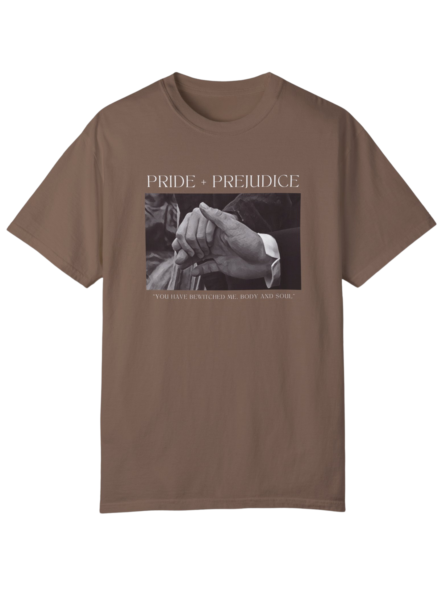 Pride and Prejudice Hand Hold Heavy Garment-Dyed Unisex Tee