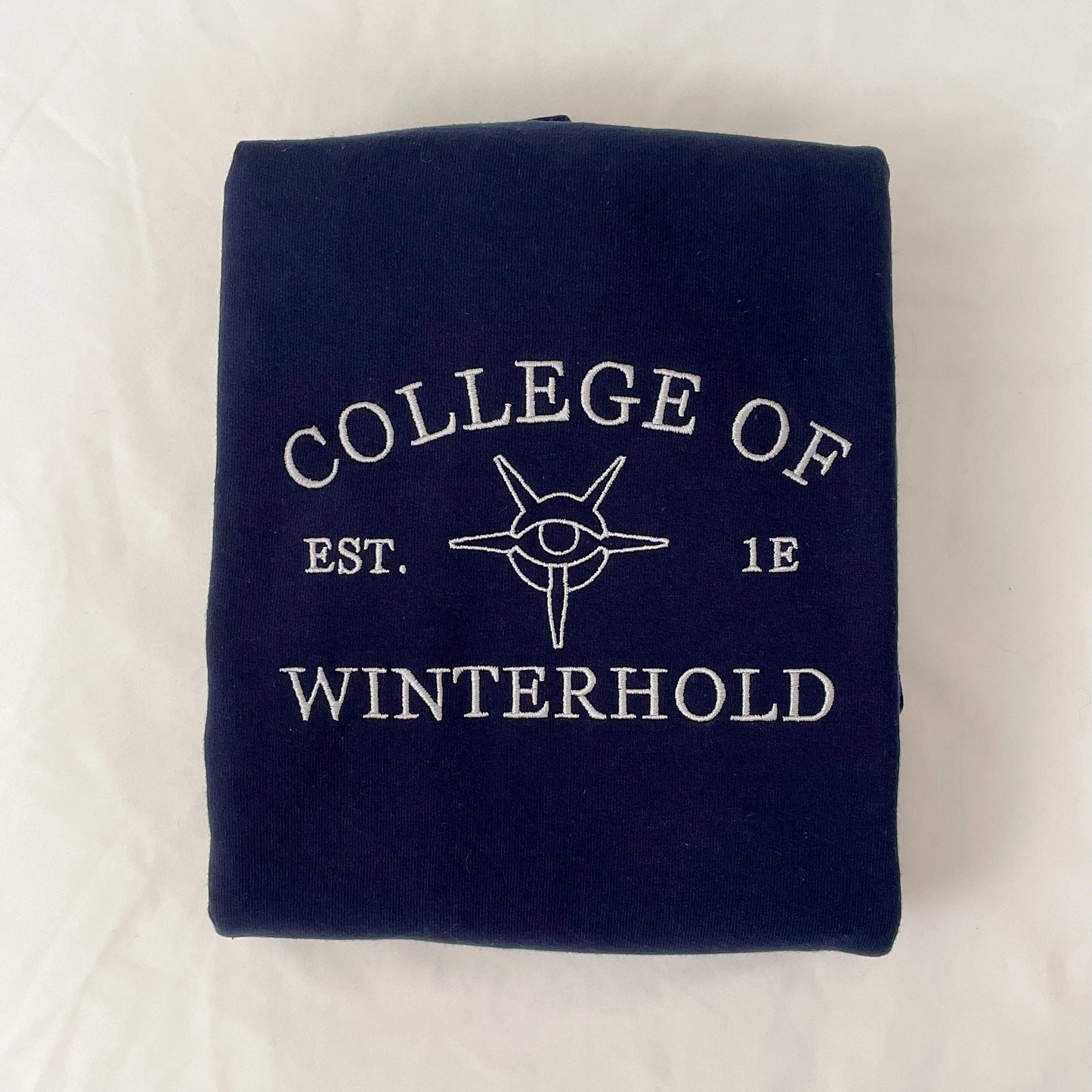 College of Winterhold Skyrim Inspired Embroidered Unisex Sweatshirt